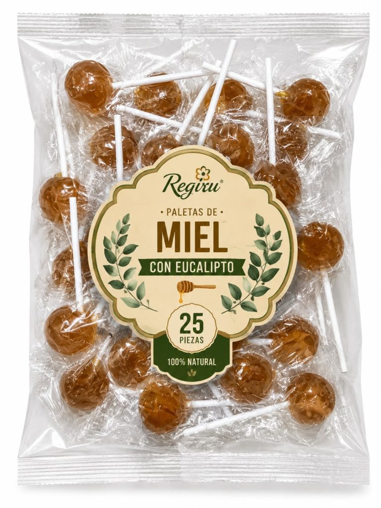 Paletas de Miel con Eucalipto – Productos Naturales Regiru