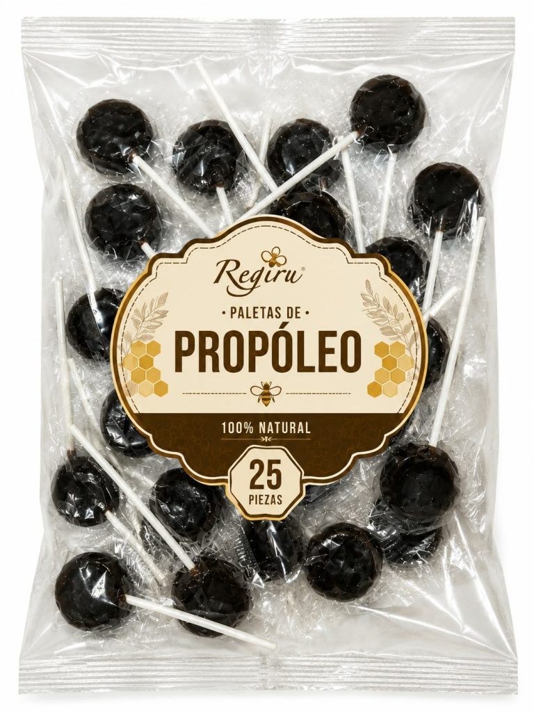 Paletas de Propóleo – Productos Naturales Regiru